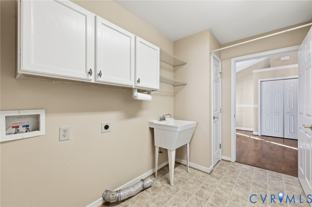 102 Creek Point Court Colonial Heights, VA 23834 - Photo 20 of 45 a view of a storage & utility room with a sink