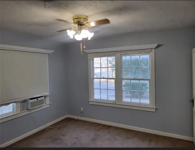 a view of a livingroom with a chandelier