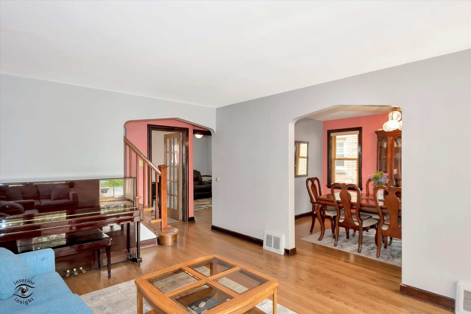 2546 West 110th Street Chicago, IL 60655 - Photo 6 of 26 a workspace with furniture wooden floor and a window