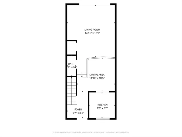 a picture of a bench in front of a door