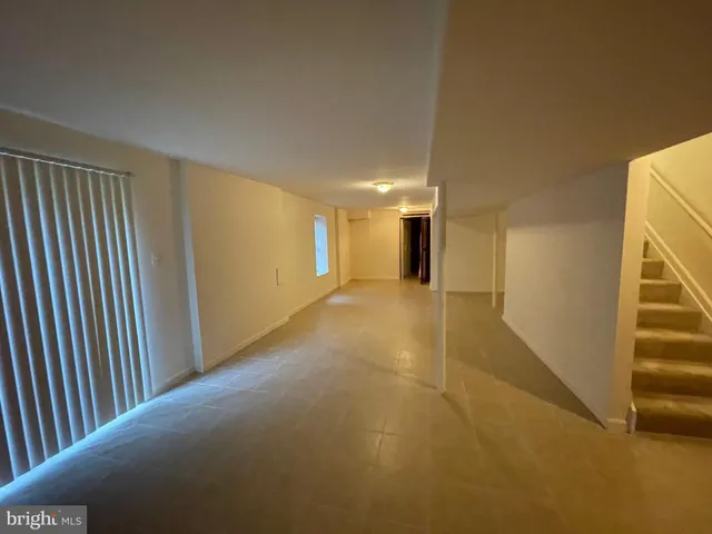 a view of deck with a flat screen tv