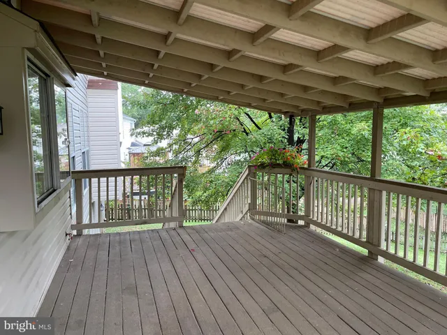 a view of a room with rack on the wall