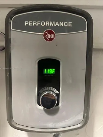 a view of a chairs and table in patio