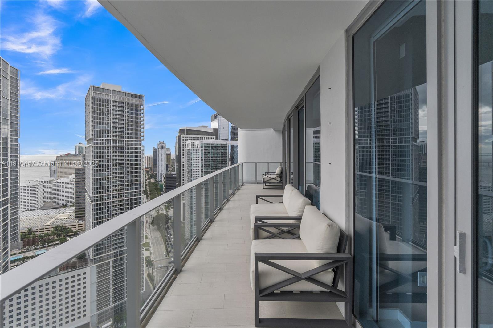 200 Biscayne Blvd Way, Unit 3907 Miami, FL 33131 - Photo 37 of 46 a view of balcony with furniture