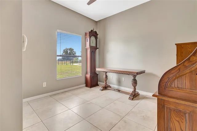 a view of a room with window