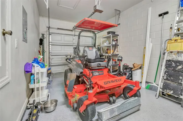 a view of a room with a large window