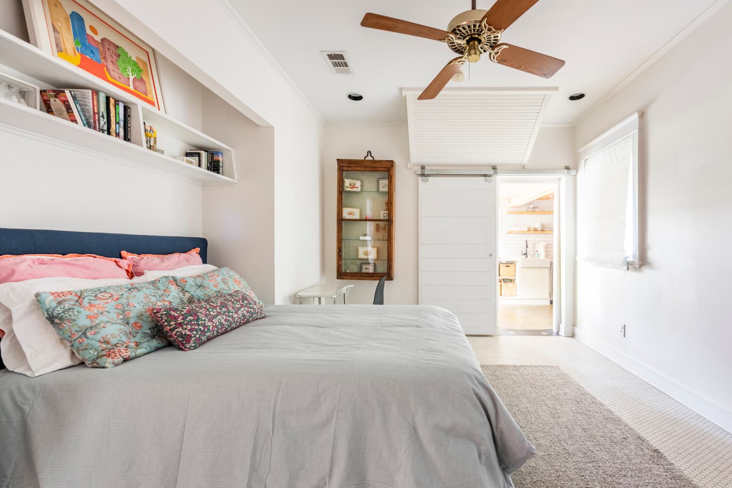 609 West Mary Street Austin, TX 78704 - Photo 12 of 21 a bedroom with a bed and a window