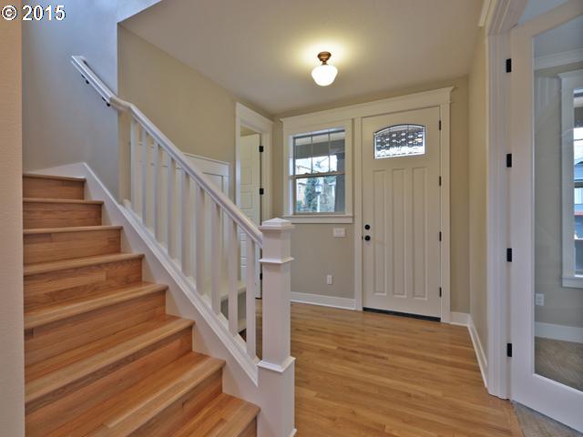 2437 North Alberta Street Portland, OR 97217 - Photo 2 of 16 a view of entryway and hall with wooden floor
