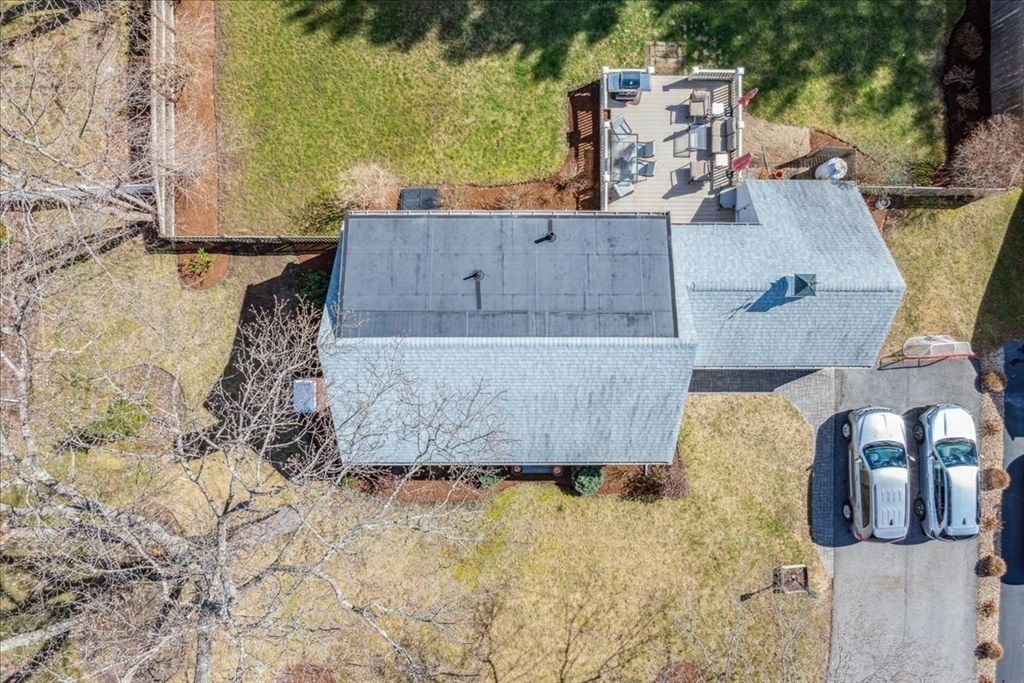 15 Hoover Road Hingham, MA 02043 - Photo 33 of 42 an aerial view of a house with a yard