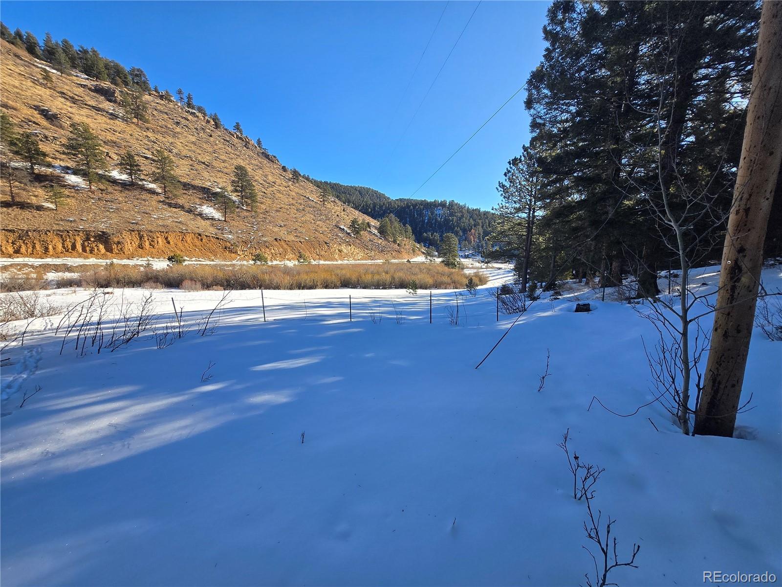 Foxton Road Conifer, CO 80433 - Photo 25 of 27 a view of a yard with an outdoor space