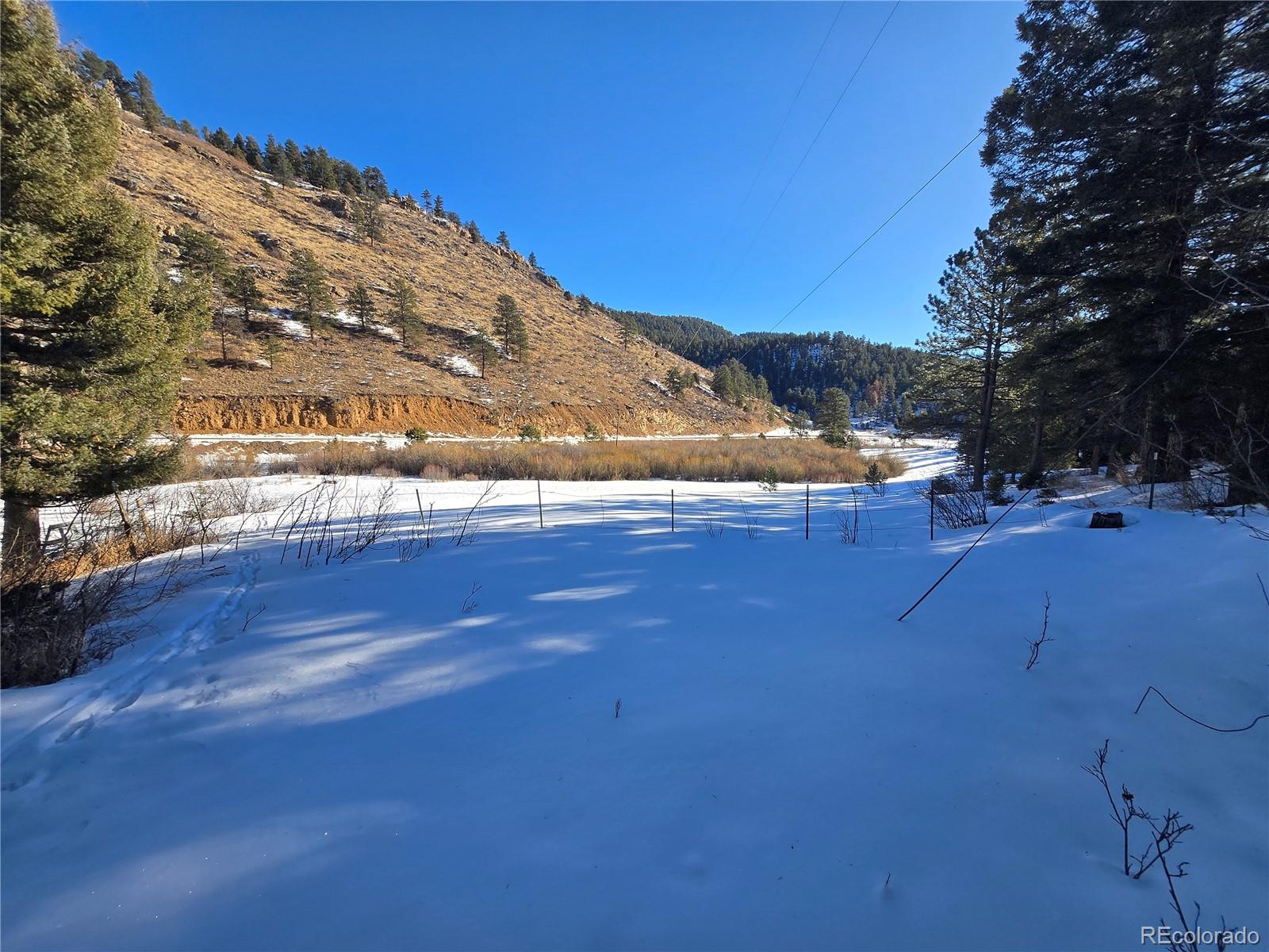 Foxton Road Conifer, CO 80433 - Photo 26 of 27 a view of a yard with an ocean