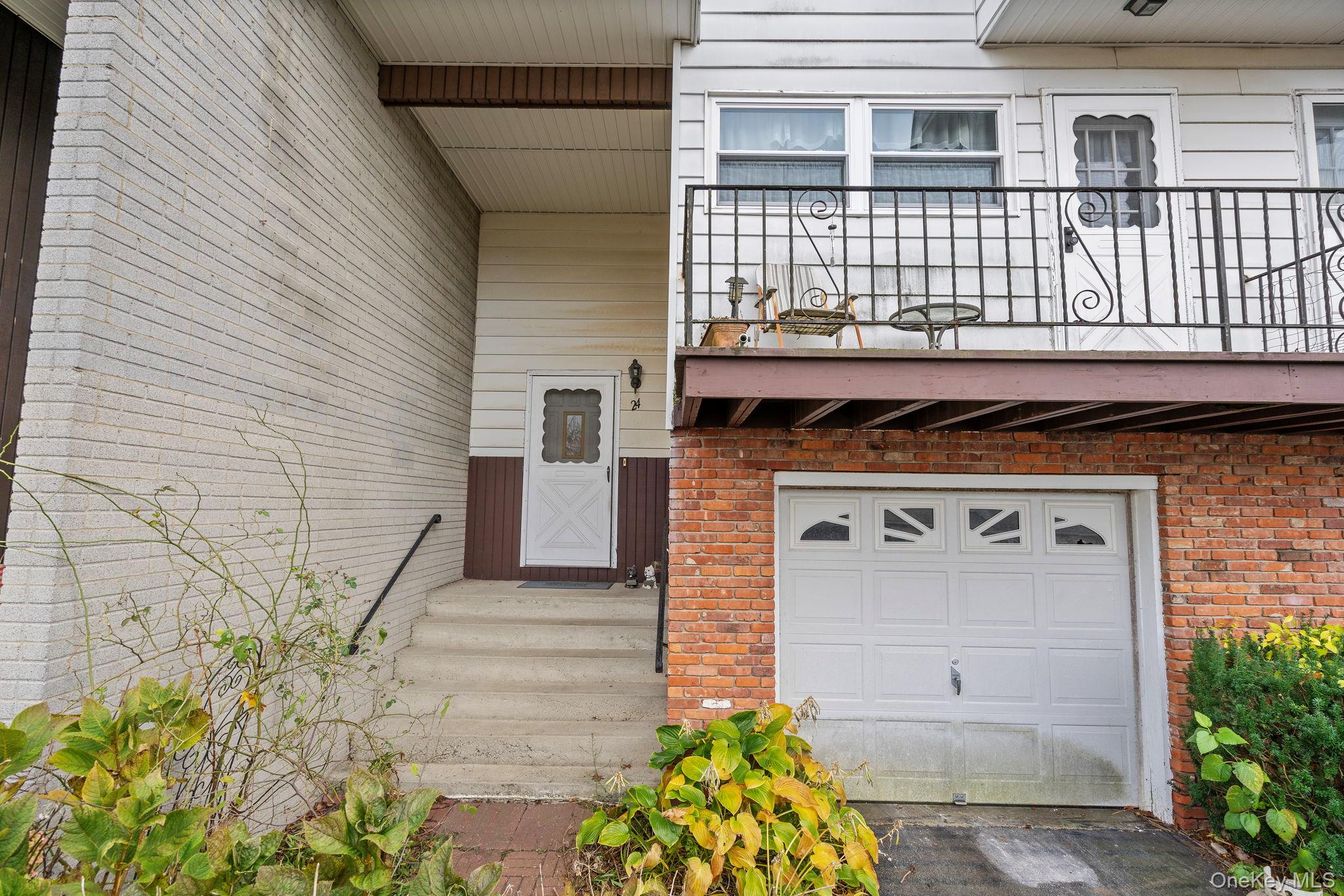 a view of a door of the house