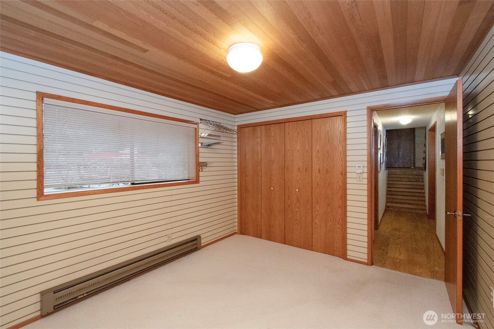5418 South Old Mill Road Port Angeles, WA 98362 - Photo 25 of 39 a view of empty room with a ceiling fan
