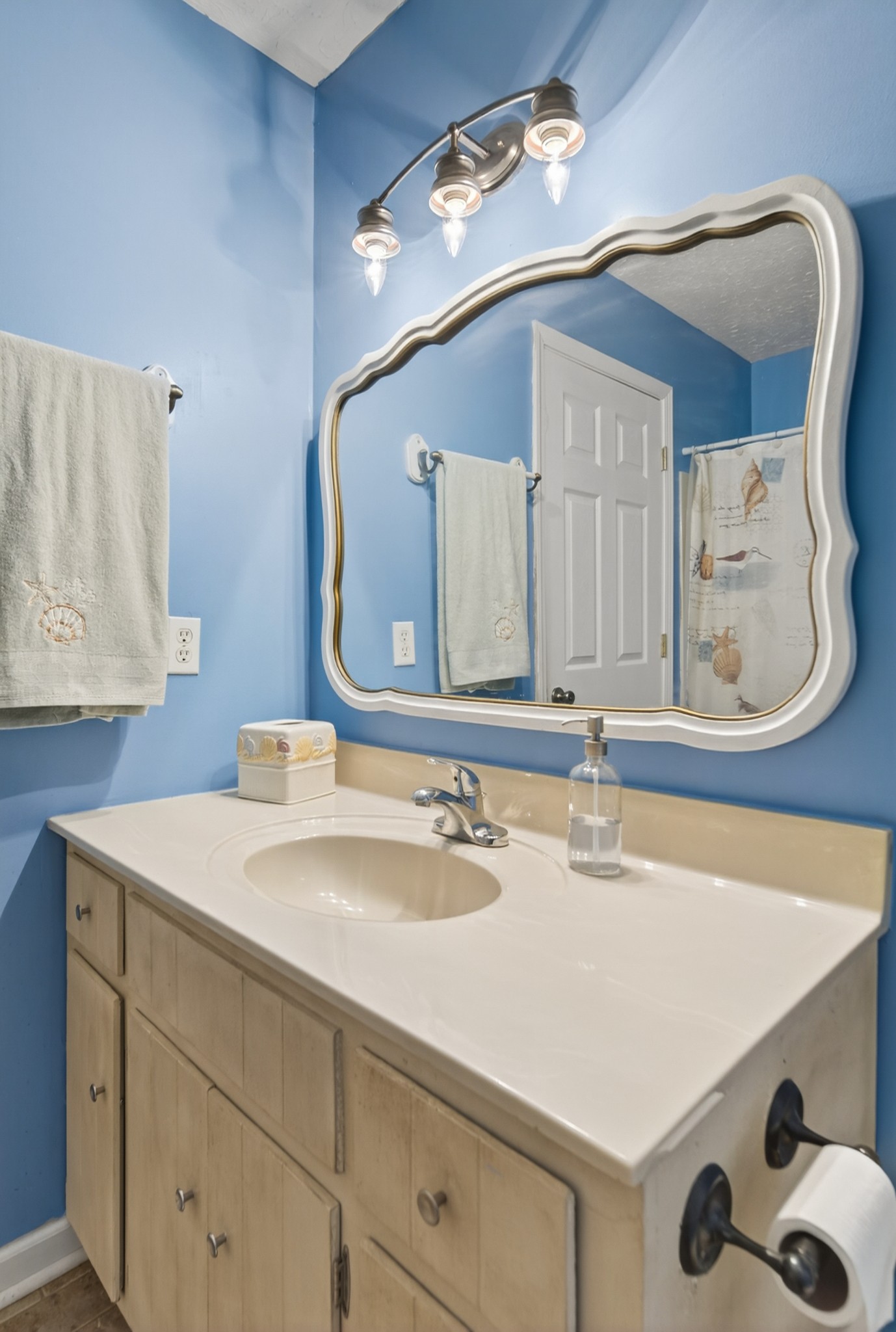 115 Calista Road White House, TN 37188 - Photo 38 of 38 a bathroom with a sink and a mirror