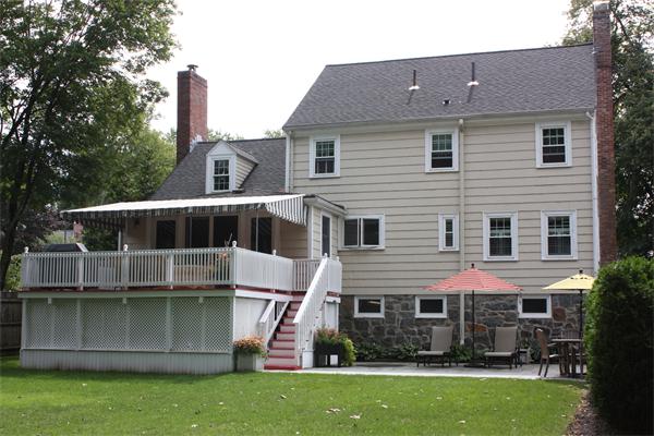 490 Brook Road Milton, MA 02186 - Photo 19 of 24 a front view of a house with garden