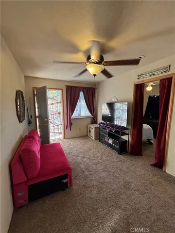 a view of a street with a building