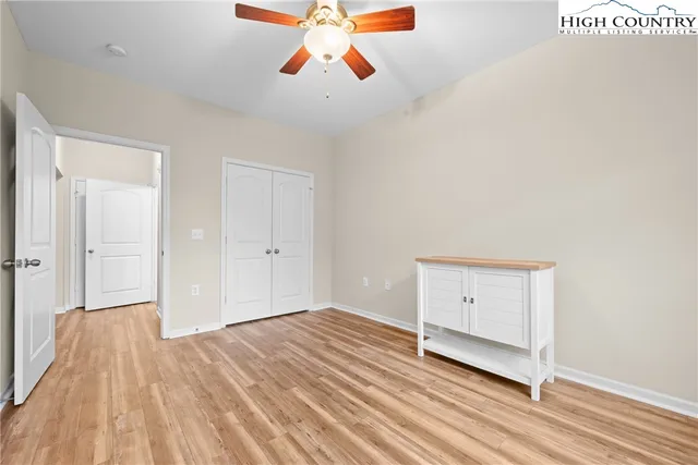 a view of an empty room