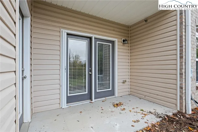 a view of a house with a door