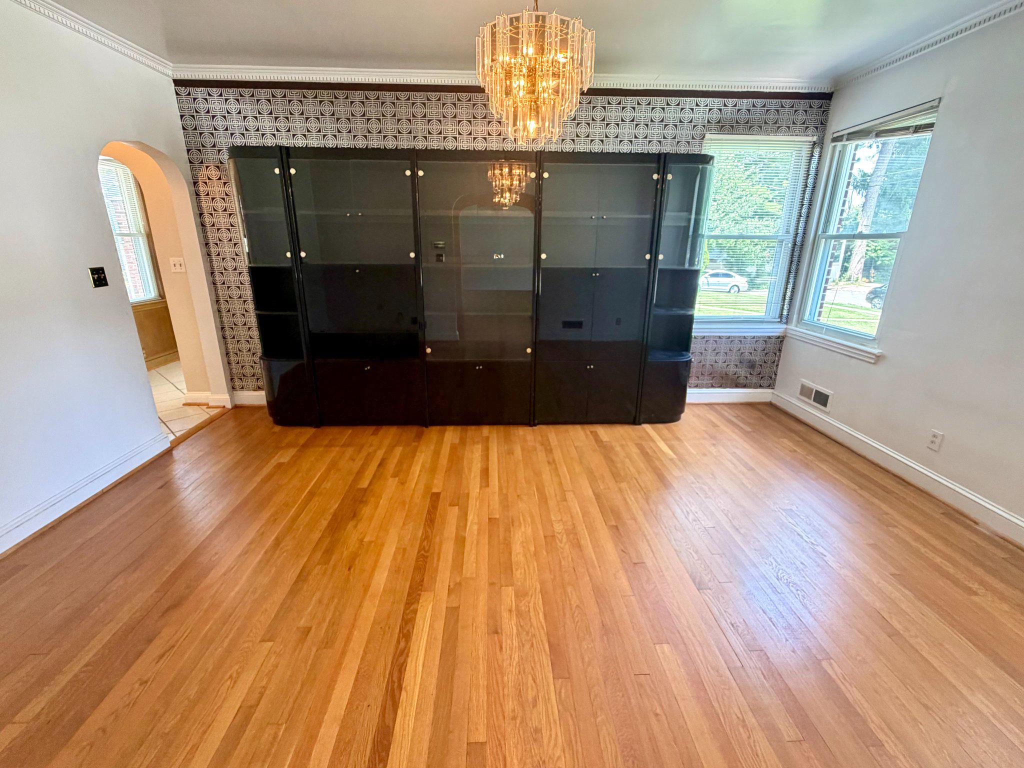 6318 Winner Avenue Baltimore, MD 21215 - Photo 15 of 75 Elegant dining room with warm wood floors.