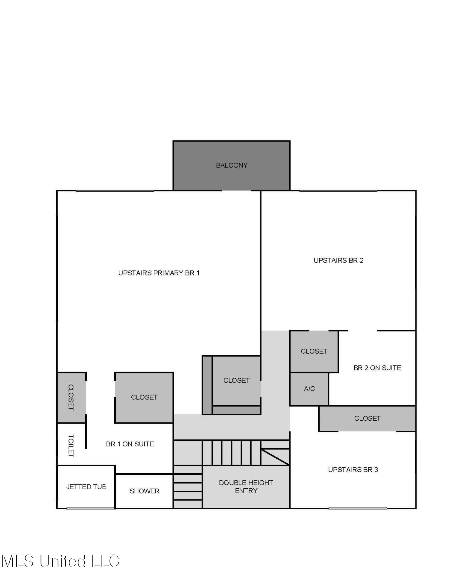 13 Keyser Lane Gulfport, MS 39507 - Photo 43 of 43 33.1 UPSTAIRS FLOORPLAN