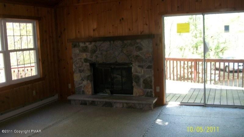 609 Maple Road Canadensis, PA 18325 - Photo 4 of 8 Living Room Fireplace