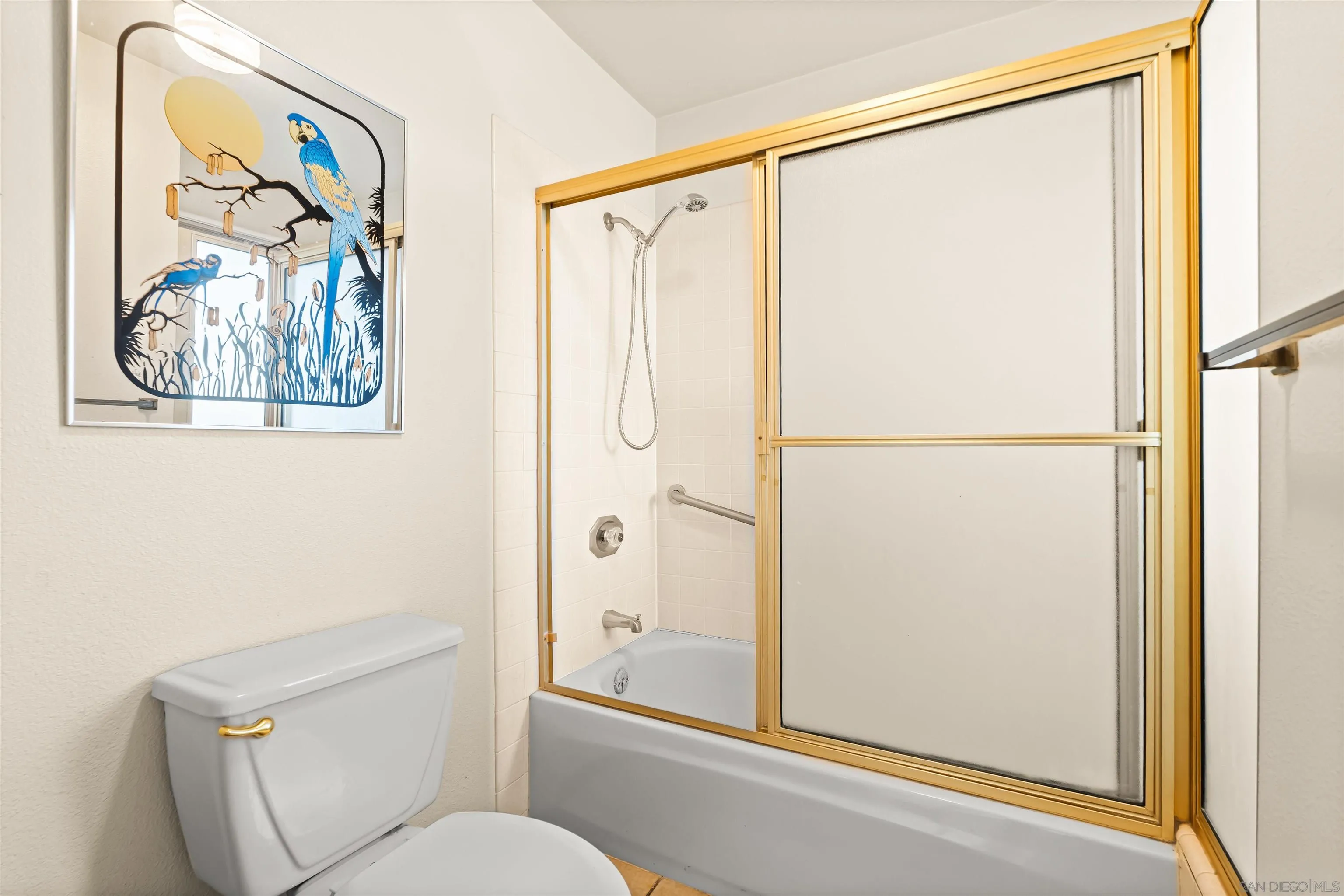 1263 Robinson Avenue, Unit 13 San Diego, CA 92103 - Photo 23 of 40 a bathroom with a shower and a toilet