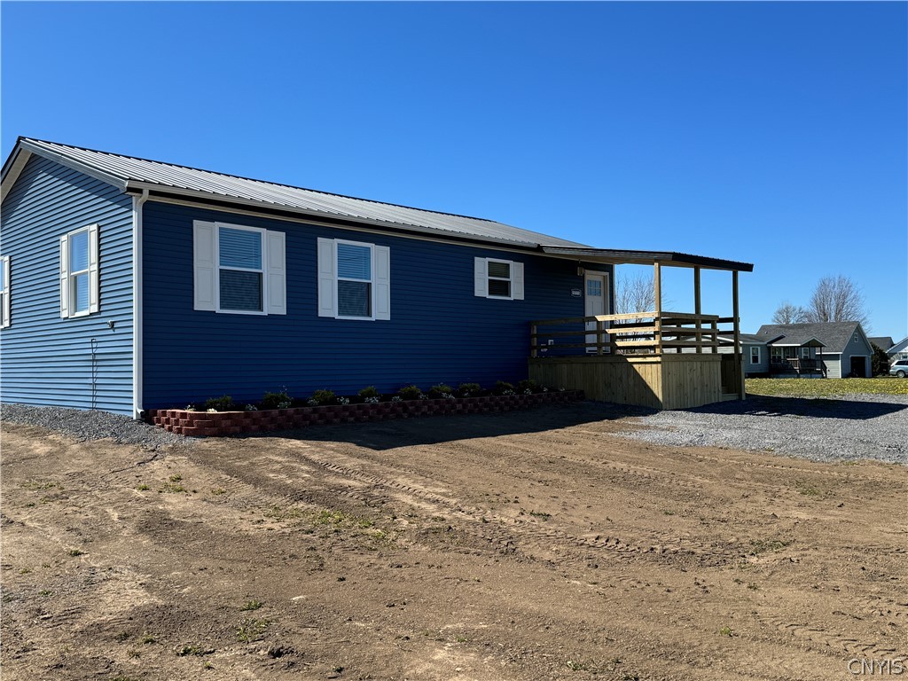 Fresh Flower bed and landscaping. 
