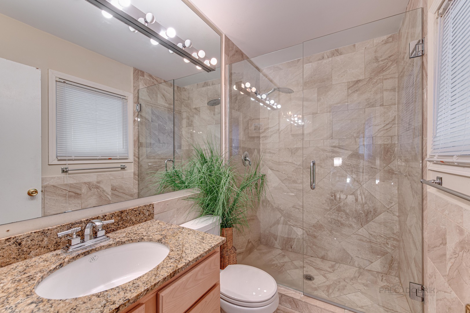 780 West Deerpath Road Lake Forest, IL 60045 - Photo 17 of 35 a bathroom with a sink toilet a mirror and shower