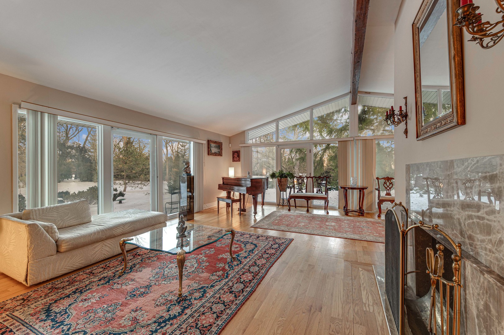 780 West Deerpath Road Lake Forest, IL 60045 - Photo 5 of 35 a living room with furniture large window and wooden floor