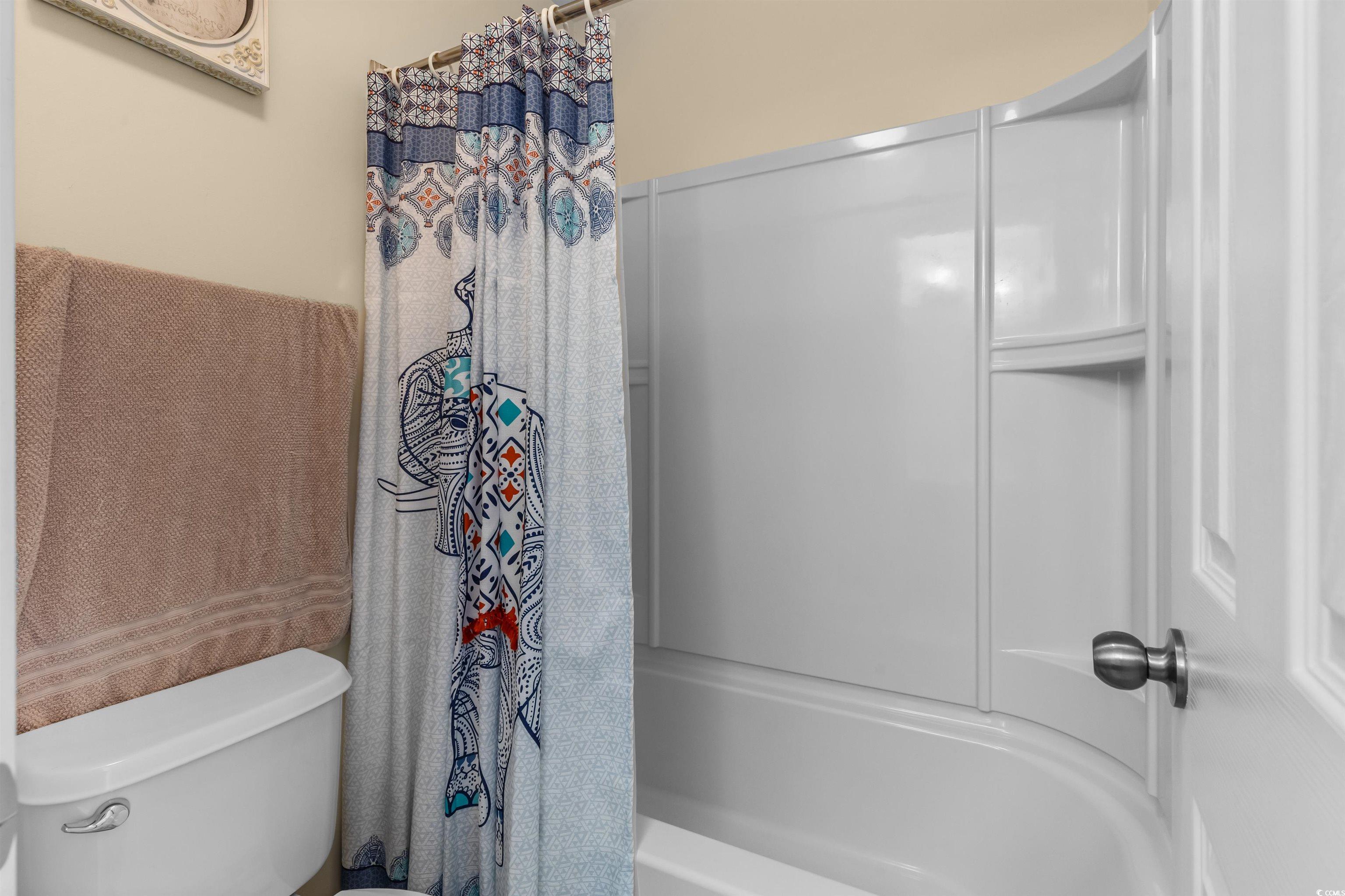 3233 Volterra Way, Unit 3233 Myrtle Beach, SC 29579 - Photo 28 of 40 Bathroom with shower / tub combo and toilet