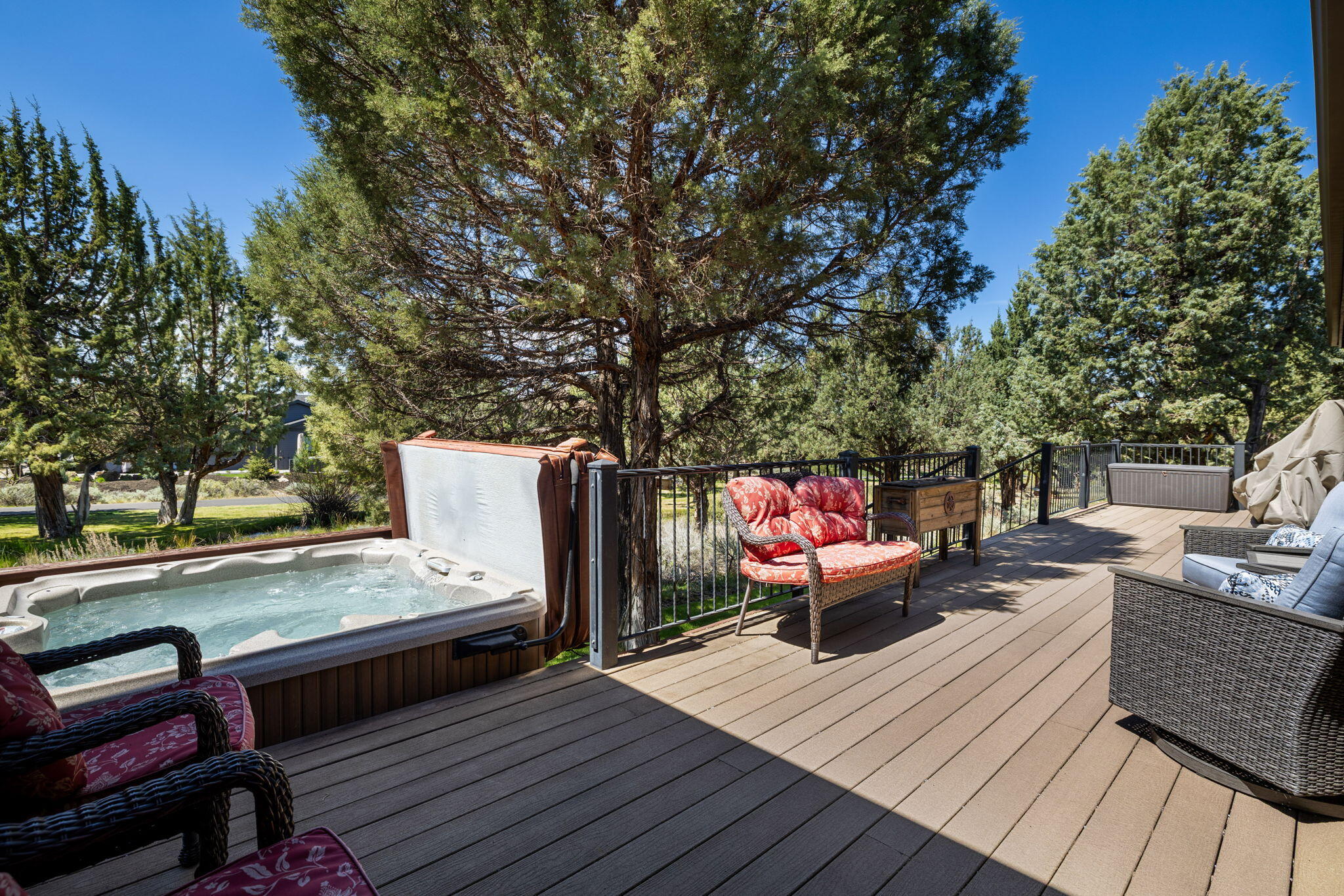 1144 Highland View Loop Redmond, OR 97756 - Photo 36 of 69 a view of a roof deck with couches