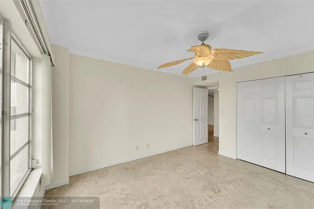 a view of an empty room