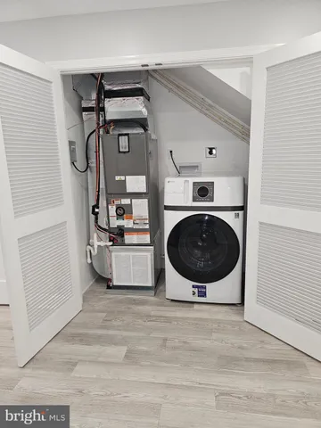 a view of a storage & utility room