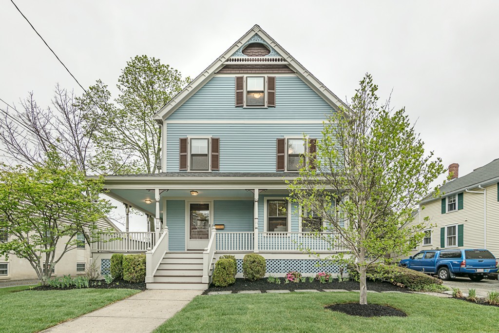 7 Raymond Street Lexington, MA 02421 - Photo 22 of 22 a front view of a house with a yard