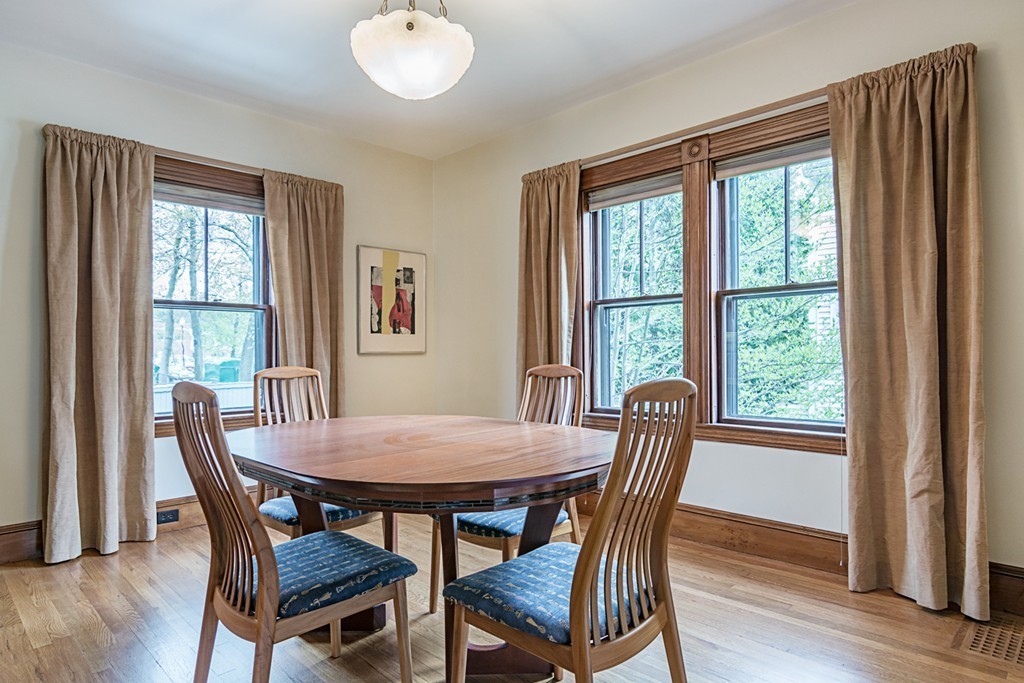 7 Raymond Street Lexington, MA 02421 - Photo 6 of 22 a view of a dining room with furniture window and wooden floor