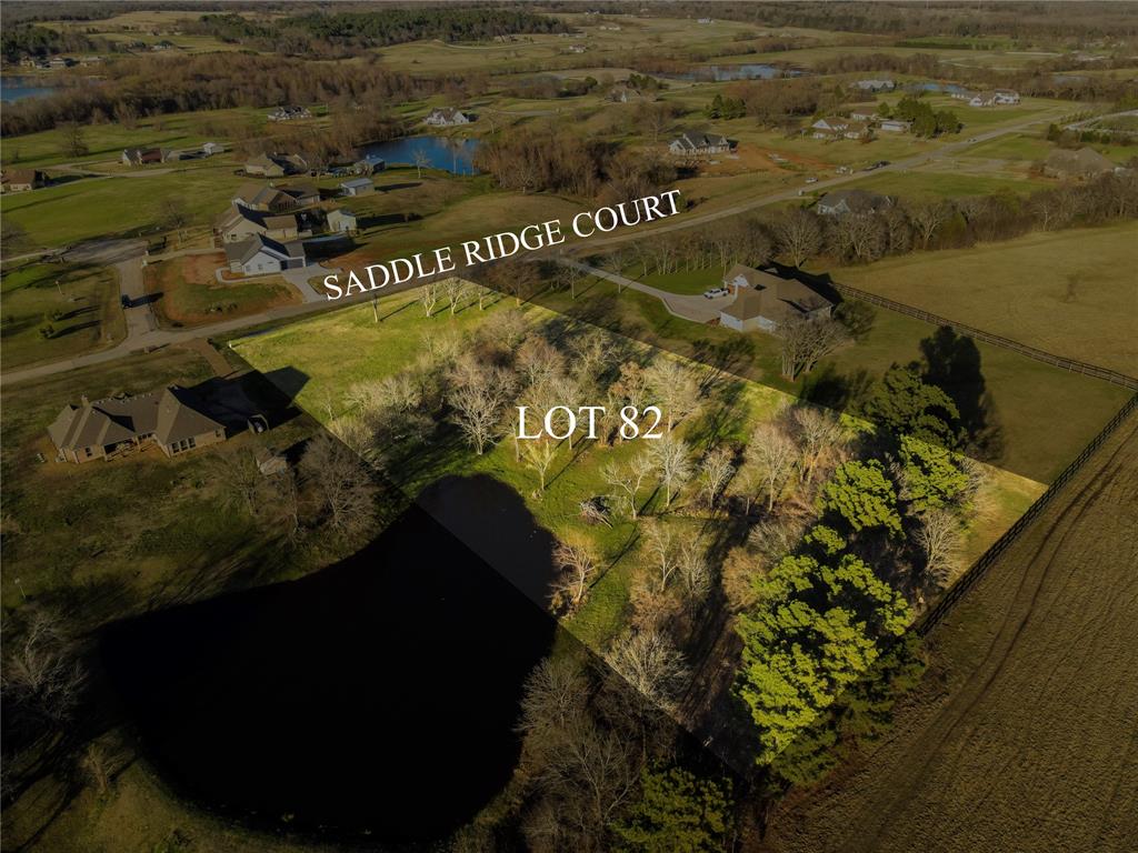 5455 Saddle Ridge Court Athens, TX 75752 - Photo 4 of 25 Bird's eye view with a water view and a rural view