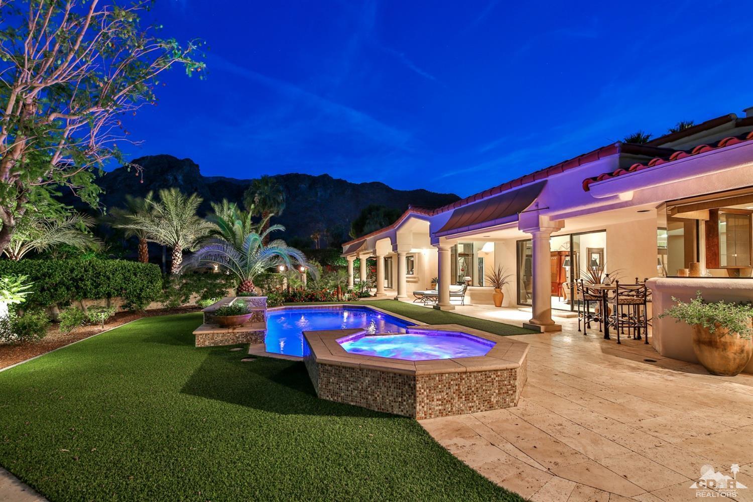 70689 Boothill Road Rancho Mirage, CA 92270 - Photo 41 of 45 a view of a backyard with swimming pool