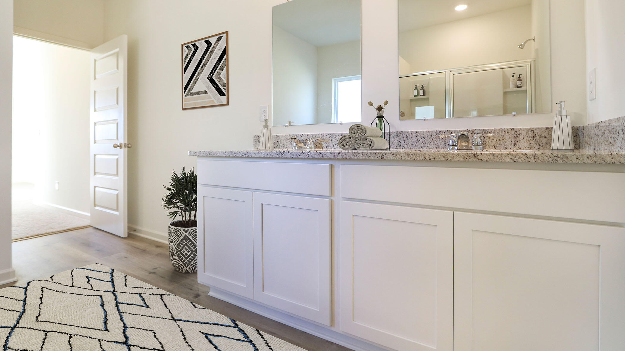 140 Dockside Road Freeport, FL 32439 - Photo 14 of 21 a bathroom with a sink and a mirror