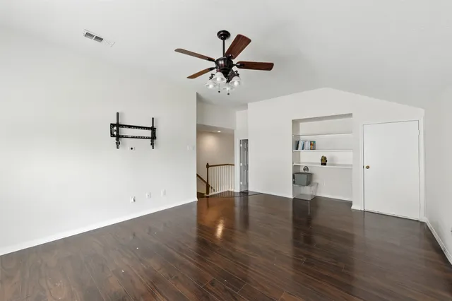 wooden floor in an empty room