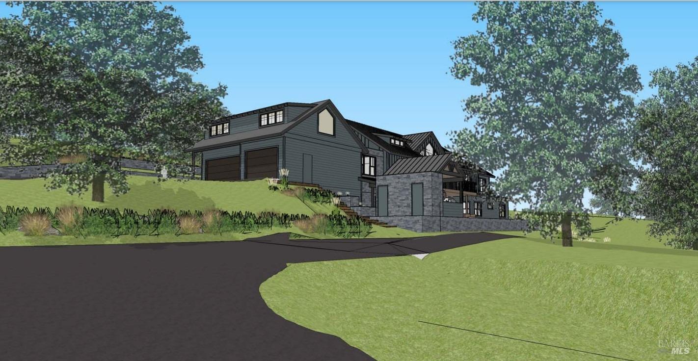 21 Branching Way Petaluma, CA 94952 - Photo 25 of 33 a front view of a house with a yard and garage