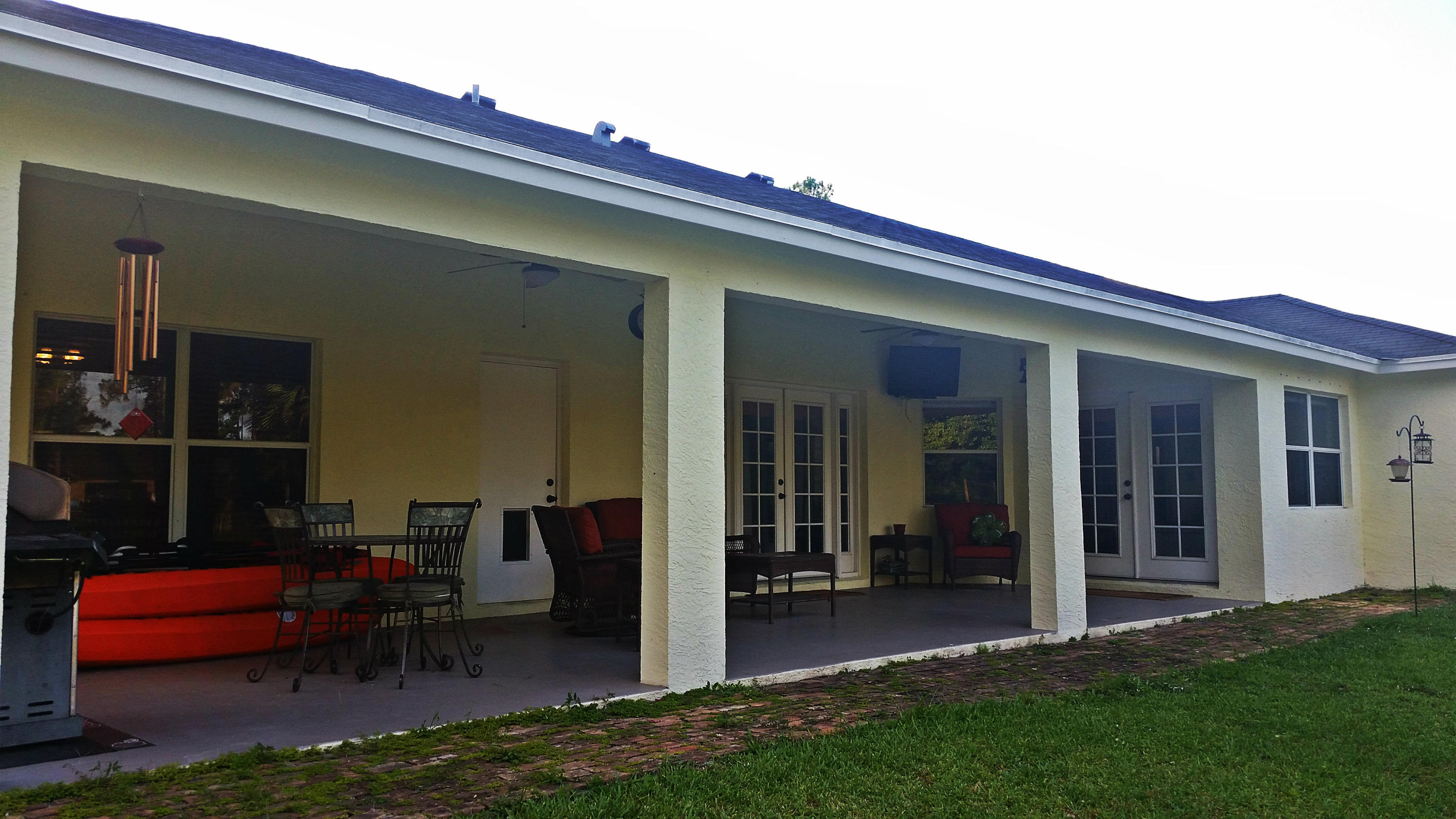 6098 Indian Trail Ranch Road Loxahatchee, FL 33470 - Photo 29 of 39 Back Covered Patio