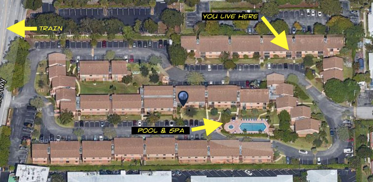 50 Southeast 12th Street, Unit 2630 Boca Raton, FL 33432 - Photo 23 of 24 50 SE 12th St Areial 1