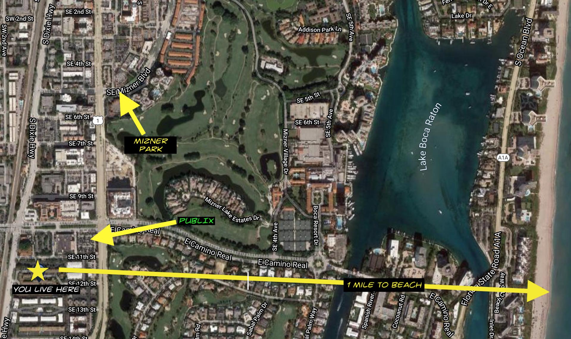 50 Southeast 12th Street, Unit 2630 Boca Raton, FL 33432 - Photo 24 of 24 50 SE 12th St Areial 2