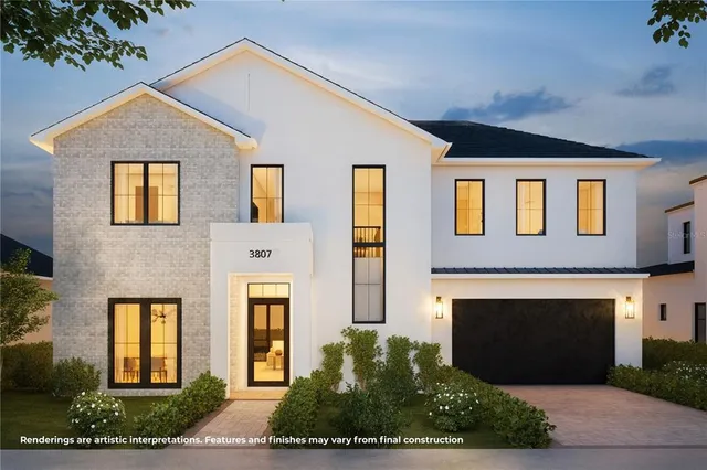 a front view of a house with yard