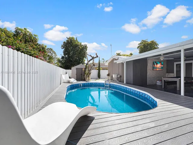 a view of outdoor space with seating