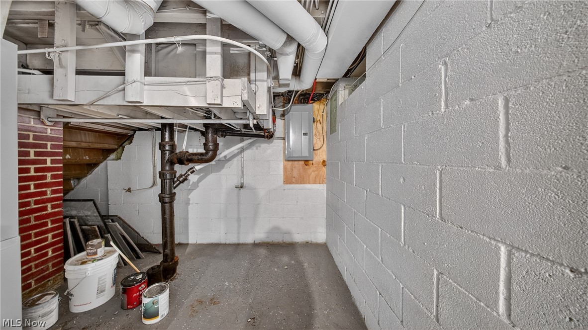 16811 Invermere Avenue Cleveland, OH 44128 - Photo 47 of 47 Unfinished below grade area featuring electric panel