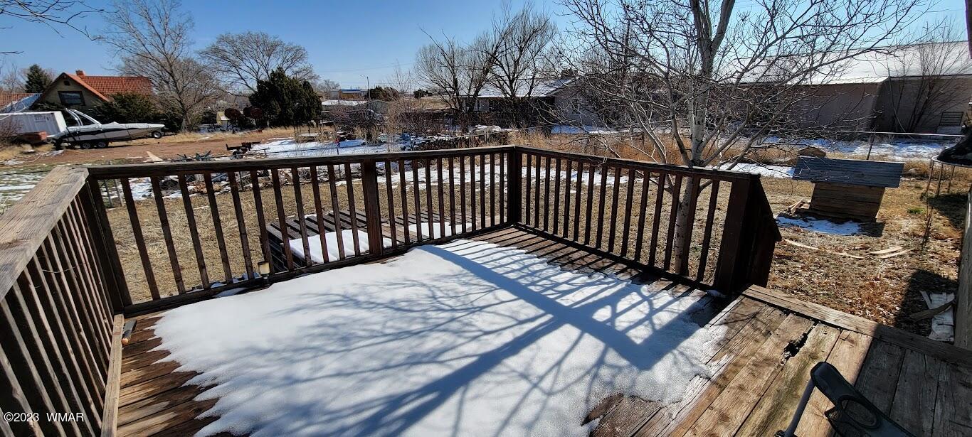 741 South 7th W Street Snowflake, AZ 85937 - Photo 26 of 41 a view of deck and outdoor space