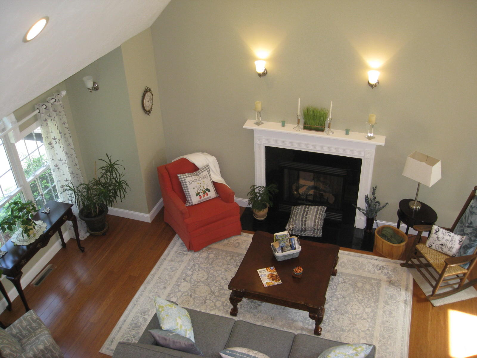 58 Papermill Road Wareham, MA 02576 - Photo 4 of 26 a living room with furniture and a fireplace