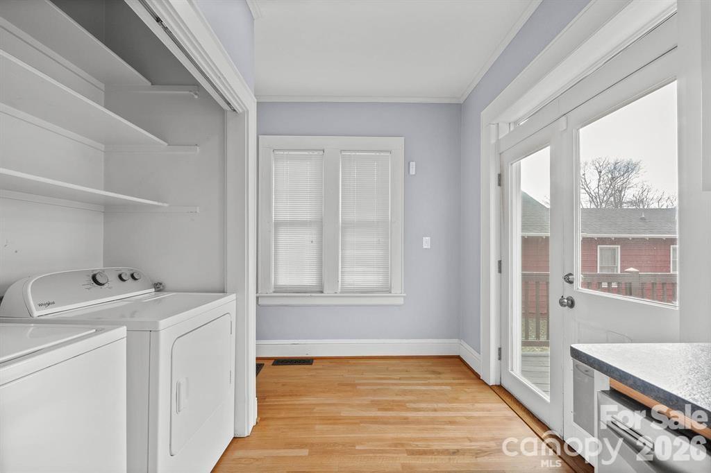 333 7th Street Northwest Hickory, NC 28601 - Photo 11 of 23 a view of utility room with washer and dryer