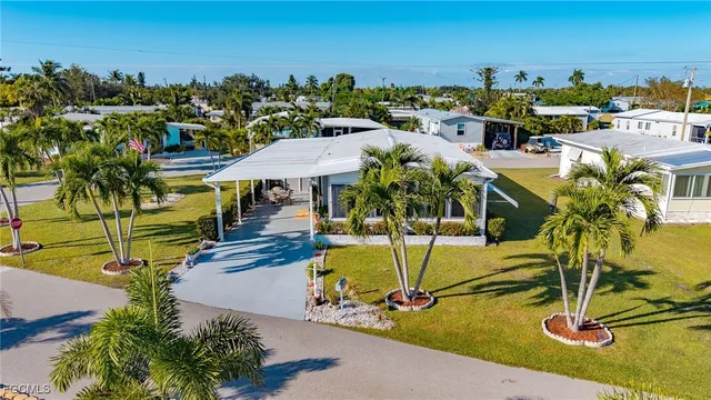 a view of a sign board with an ocean view